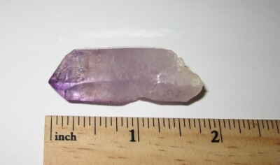 1.7'' RARE BEAUTIFUL NATURAL ROUGH VERA CRUZ AMETHYST CRYSTAL POINT MEXICO 15g *4