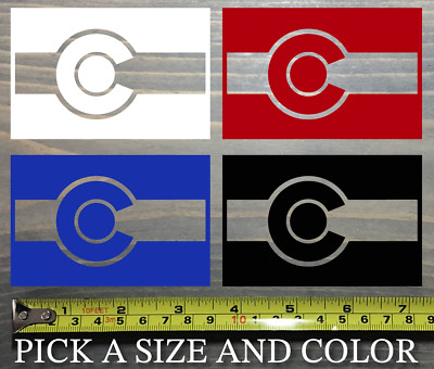 Colorado State Flag Sticker Decal Ski Keystone Breckenridge Copper Mountain Vail