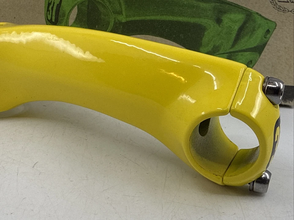 NOS 3T Yellow MUTANT Stem 1" 25.8mm Clamp 130mm Length - Image 3 of 4