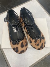 NIB 100 AUTH Gucci Toddler Girls T-strap Pony Hair Ballet Flats 310