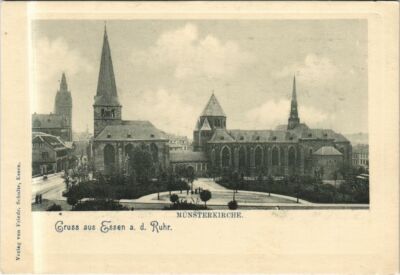 CPA AK Essen Munsterkirche GERMANY (1151512)