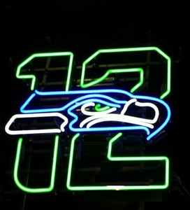 New Seattle Seahawks 12th Man Go Seahawks Fan Beer Neon Sign 24 X20 Ebay