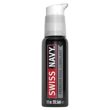 Swiss Navy Anal Relaxing Lubricant Premium Silicone Based Lube Clove Leaf Glide