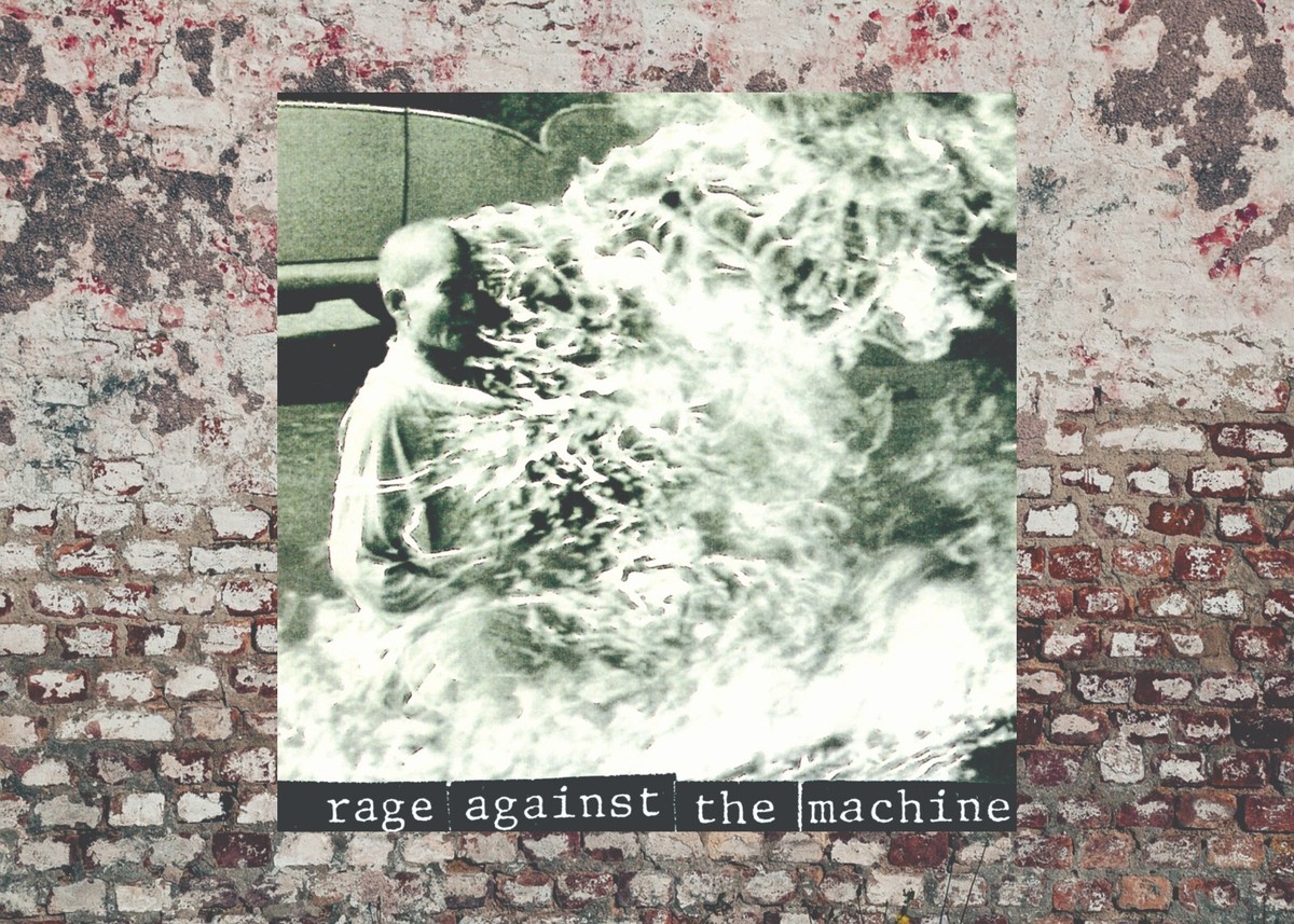 RAGE AGAINST THE MACHINE ポスター 1990's Rage Against The Machine 額入り ポスター