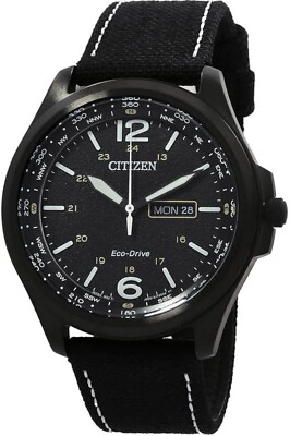 #ad $325 Citizen Classic Eco Drive Black Dial Men#x27;s Watch AW0115 03E 330 feet water $149.00
