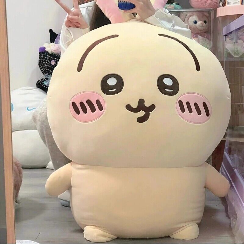 Chiikawa Huge Plush Doll Hachiware Throw Pillow Cushion Stuffed Toy Gift  80cm