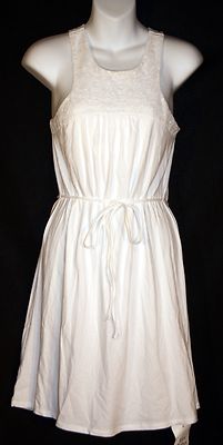 Victoria's Secret WHITE Crochet Top Sleeveless Bra Top Dress Sz X-Small