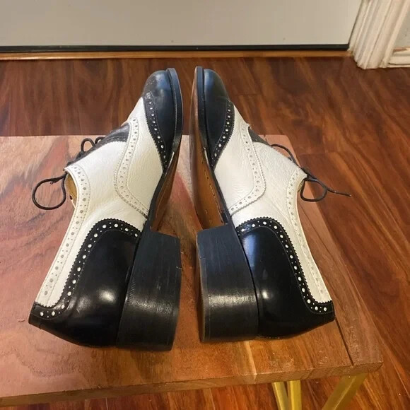 VINTAGE Spectator BRAGANO for COLE HAAN Wingtip Oxford Dress 