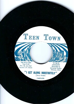 THE CAROUSEL- ''I GET ALONG INDEFINITELY''/''TO SAY GOODBYE''- TEEN TOWN 116- NM