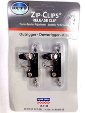 Rupp Zip-Clips Boat Fishing Outrigger Release Clips CA-0106 - 2 in Pack - New