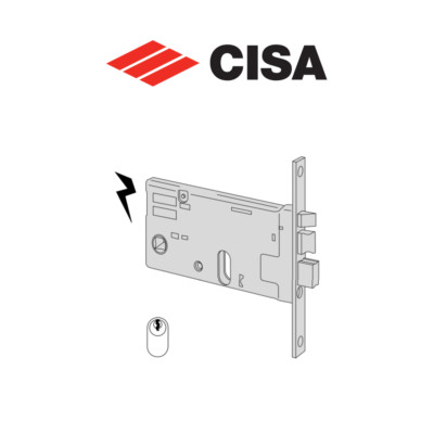 Cisa Electric Cylinder Lock Entrance 90 Series 14460-90