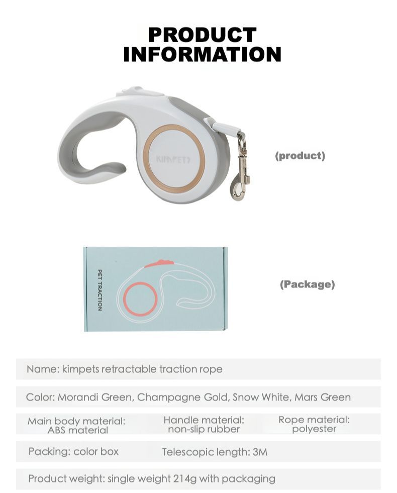 Extendable Dog Leash Automatic Retractable Walking Running Leads Dog