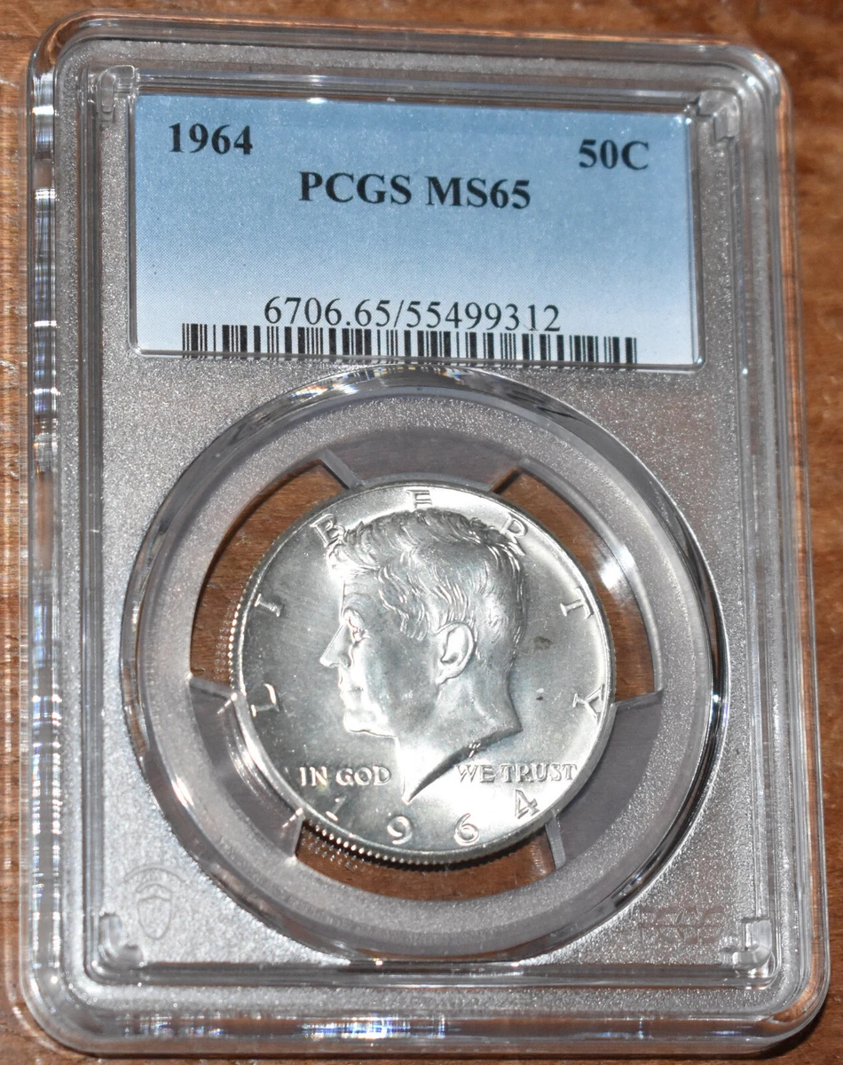 MS 65 Graded 1964 Kennedy US Half Dollars (1964-Now) for sale | eBay