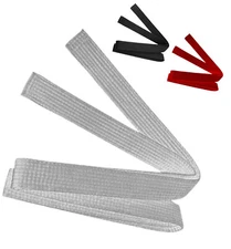 TRUESAGA - Martial Arts Karate & Taekwondo Cotton Belt Double Wrapped 9 Stitches