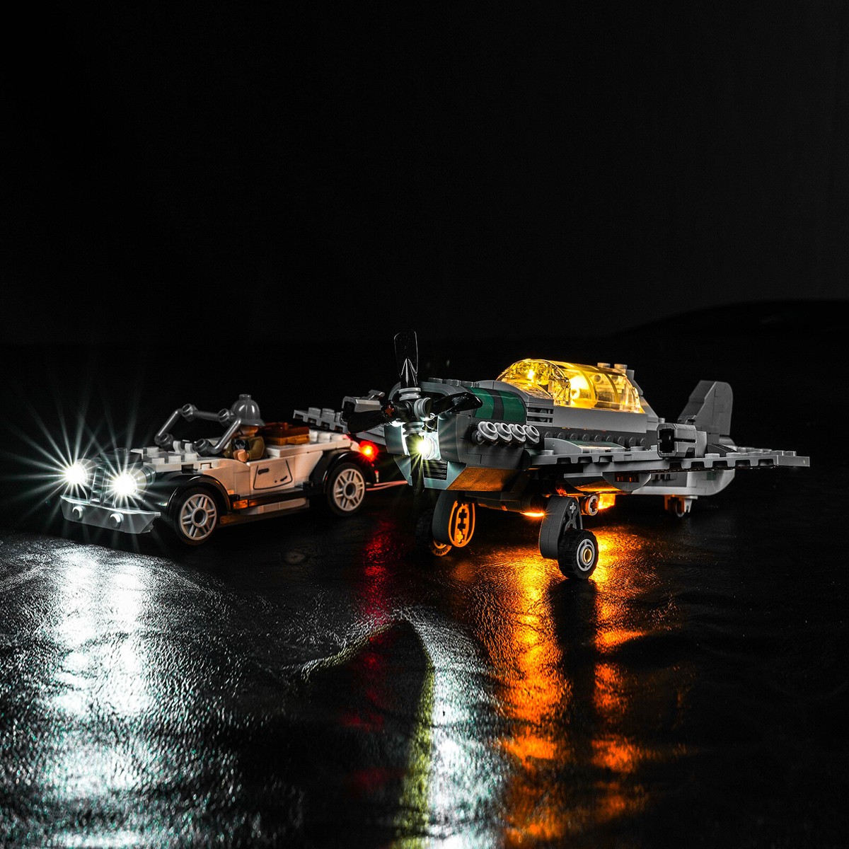 BrickBling LEDライト レゴ最後の十字軍戦闘機チェイス77012