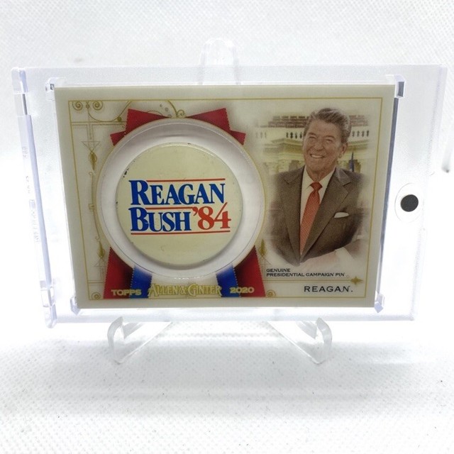 2020 Topps Allen & Ginter's Presidential Pin Relics /25 Ronald Reagan
