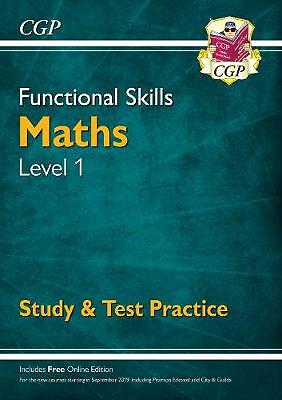 CGP Books : Functional Skills Maths Level 1 - Study Expertly Refurbished Product