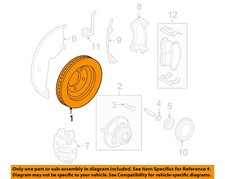 FORD OEM Front Brake-Disc Rotor 2U2Z1V125BB