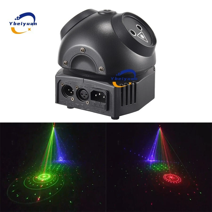 RGB full color pattern scanning projector disco light DJ stage lighting effect - Image 3 of 4