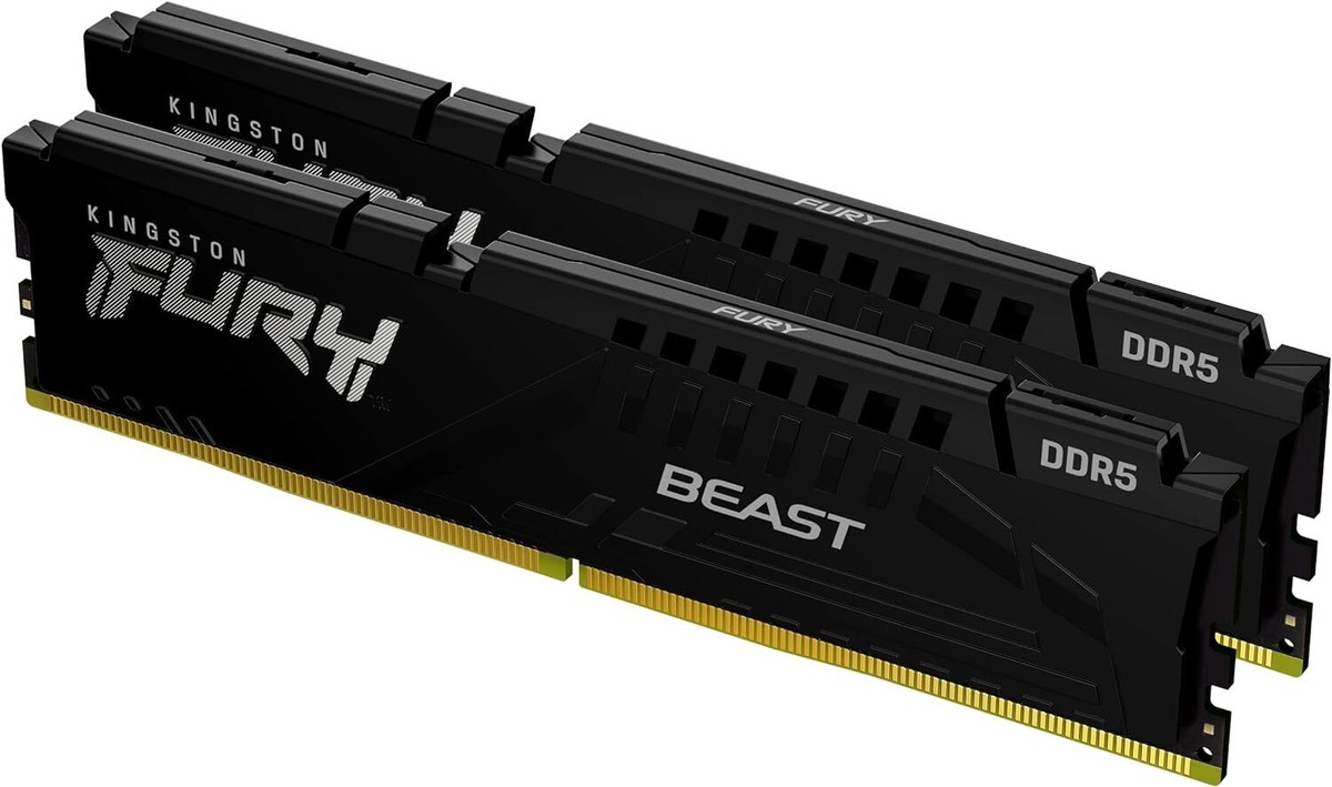 Kingston FURY 64GB(2×32GB) DDR5 5600MT Kingston FURY Beast DDR5 64GB 2x32GB 5600MTs DDR5 CL40 DIMM