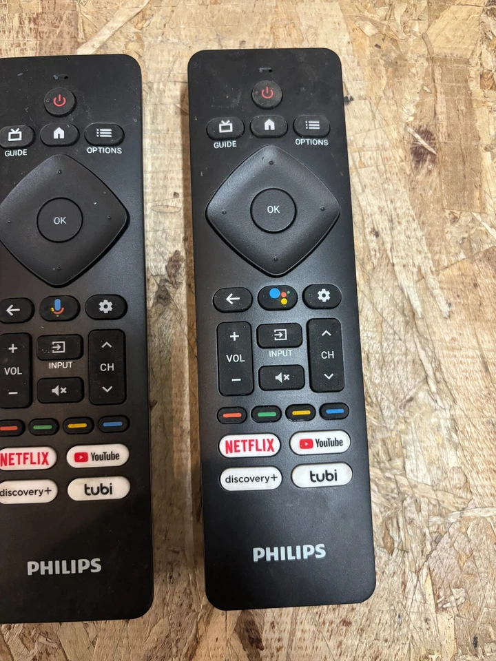 LOT OF 2 Original Philips S4X-RF439A Android TV Remote Netflix-Youtube-Paramount - Image 3 of 4