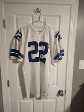 100% Authentic Emmitt Smith Ripon Athletic Dallas Cowboys Jersey Sz 3XL 