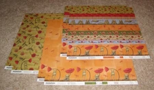 Creative Imaginations 12x12 Dbl.Sided Paper Lot of Six ~ Debbie Mumm Garden Frog