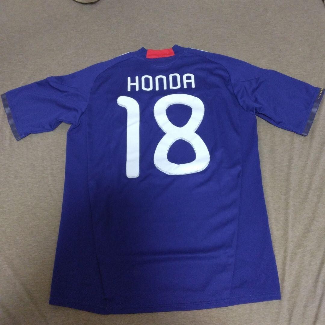 新品　HONDA football セリエA O size MIRAN サッカー Keisuke Honda autographed uniform M size collection talent goods