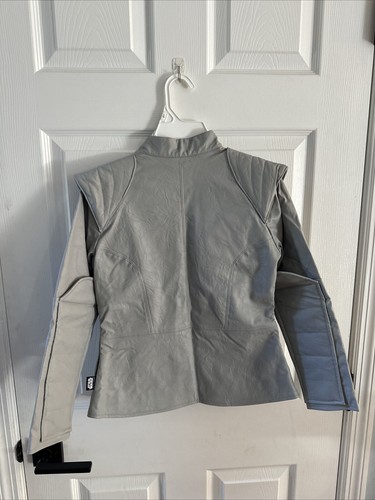 Star Wars Gray Leather Bomber Jacket - Picture 2 of 4