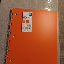 Pen Gear Wide Ruled 1-Subject Paper Notebook, 10.5" X 8" - 100 Sheets