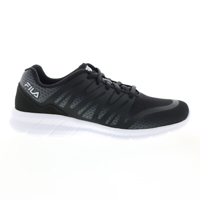 Fila Memory Fantom 5 1RM01396-002 Mens Black Canvas Athletic Running Shoes
