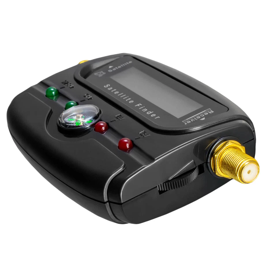 Digital Satellite Sat Finder SATFINDER misuratore display LCD TON bussole ultra 4K - Immagine 3 di 4