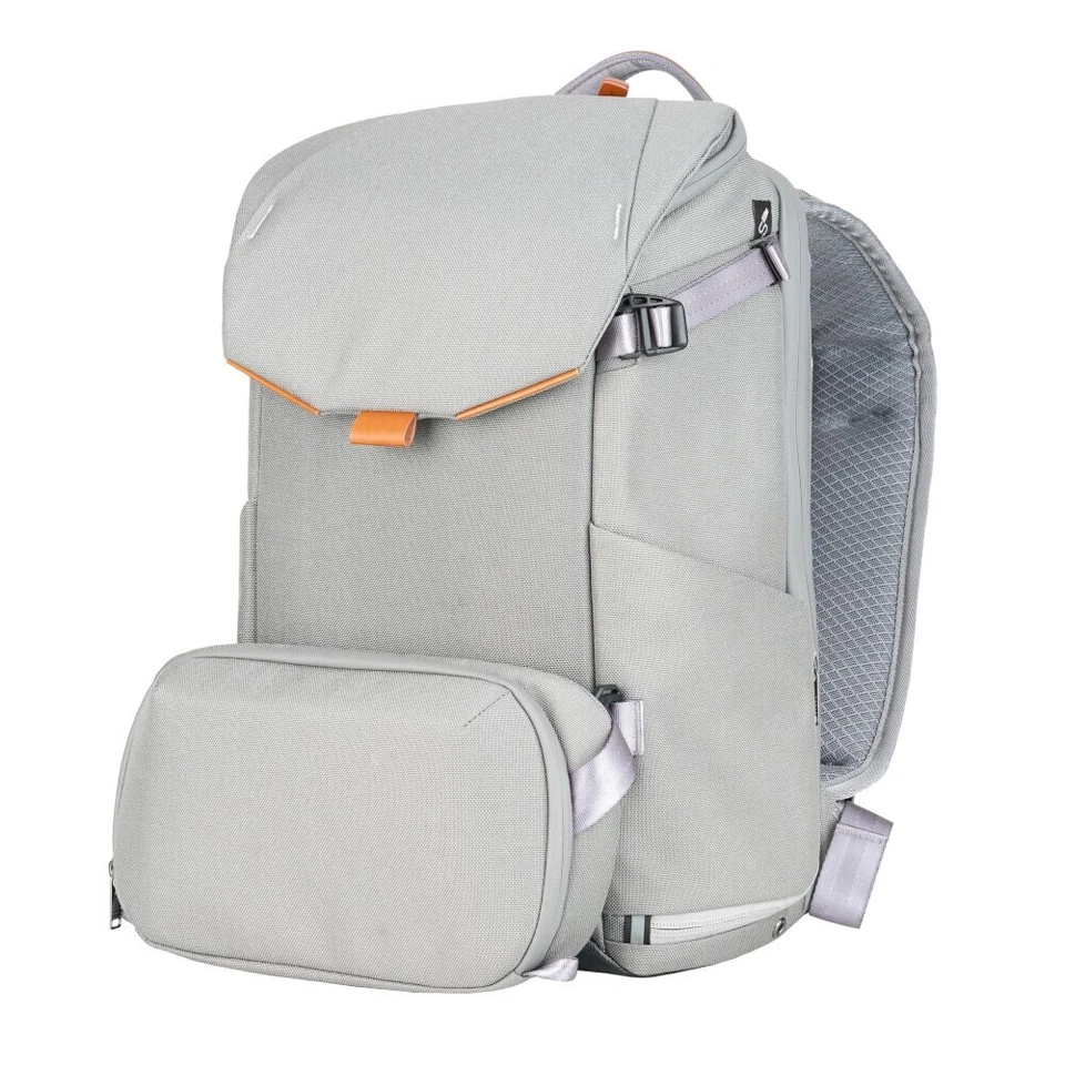 VANGUARD VEO CITY B46 LARGE CAMERA BACKPACK W/ POUCH (Gray) - Image 2 of 4