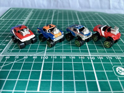 Micro Machines, Galoob, 1989, Turbo Wheels Collection #6, Full Set (3)