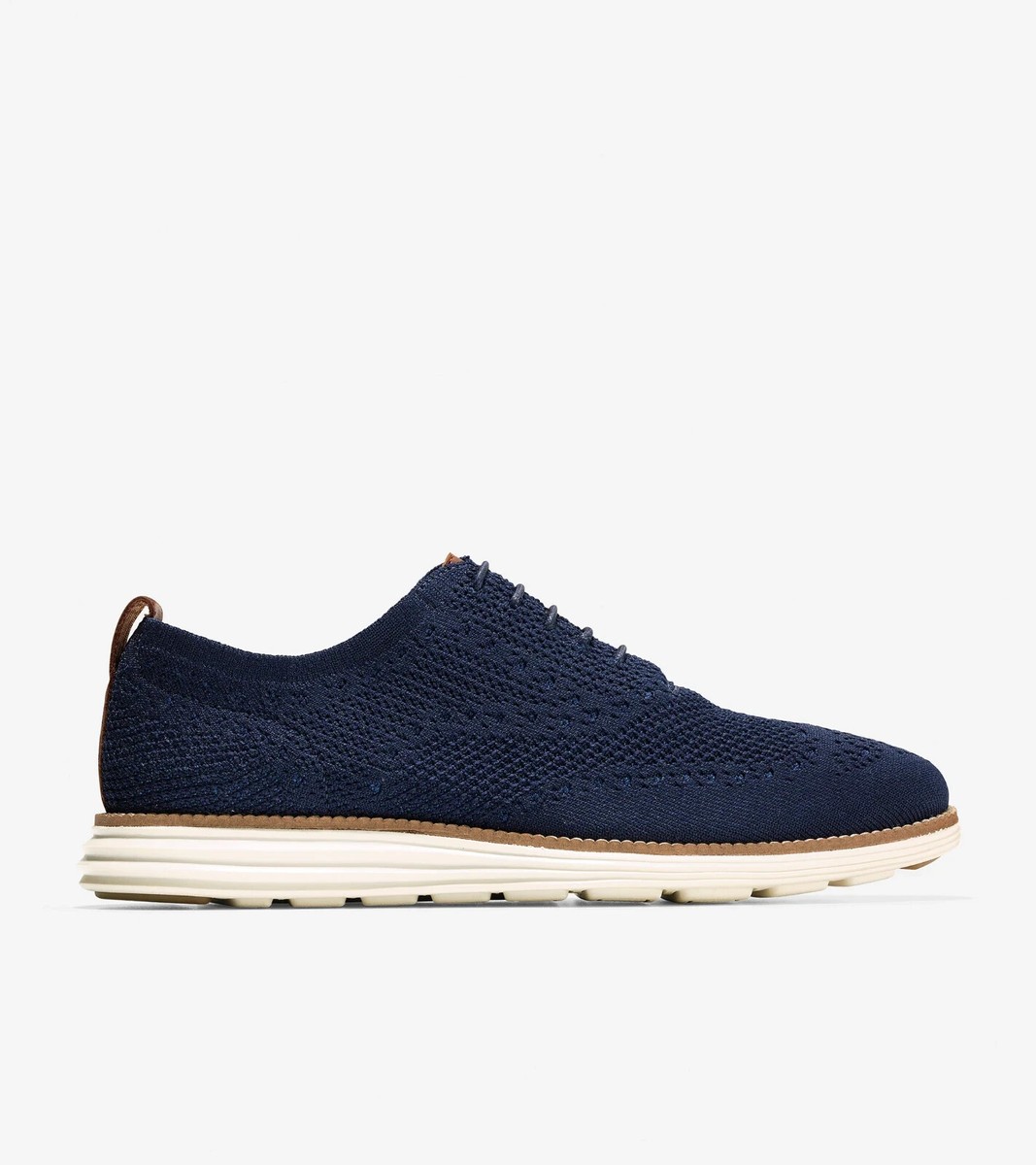Cole Haan Men\'s Grand Knit Wingtip II Sneaker Blue C27960 US 9 M Cole Haan Originagrand Knit Wingtip Shoes Blue C27960 Oxford  main image 4