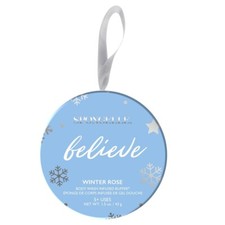 NEW Spongelle Believe Holiday Ornament Buffer, Cleanse Exfoliate, Massage, 4/PK