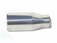 Resonated Muffler Exhaust Tip T304 Stainless Steel 3.5 Outlet X 8.5 Long New