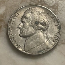 1979 D Jefferson Nickel Filled "D" Mintmark Error Variety DDO D/D TK2043*