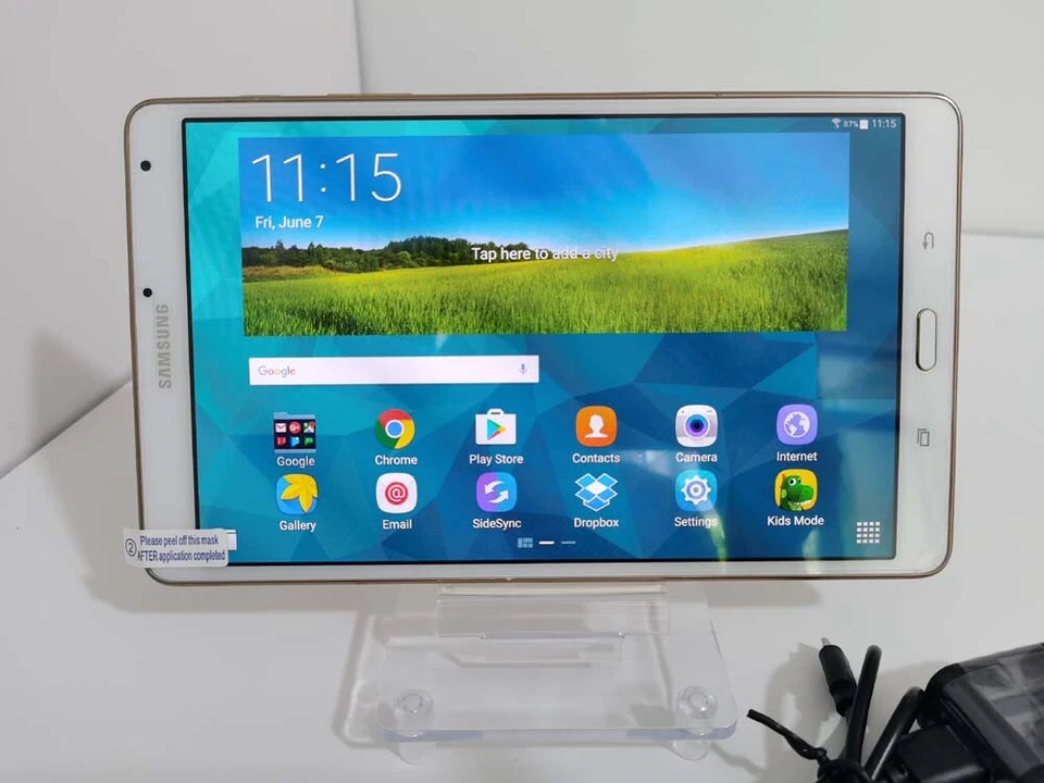 Samsung Galaxy Tab S SM-T700 16 GB+3 GB RAM Tablet - 8.4" - Wireless LAN White - Image 3 of 4