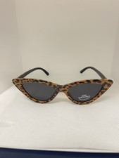 Retro 60 s Cheetah Cat Eyes Sunglasses D13