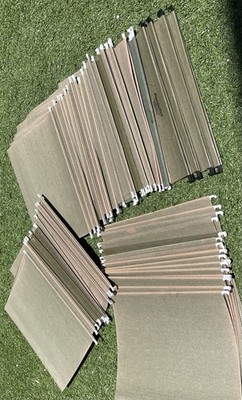 Lot of 50+ Business Source Hanging File Folders Letter Size Green 17553 USA