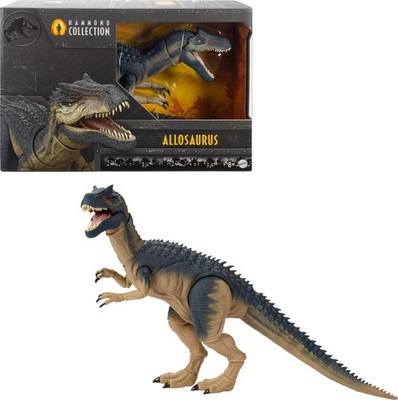 Mattel Jurassic World Hammond Collection Allosaurus 21 inches, Multicolor 