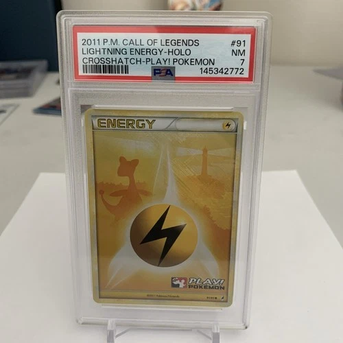 2011 Pokemon Lightning Energy 91/95 Holo Pokemon Call of Legends PSA 7