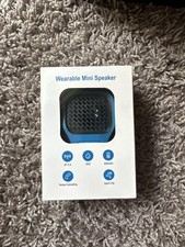 Wearable Bluetooth Speaker, Waterproof Clip-on Mini Portable Speaker, Wireles...