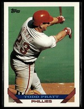 Todd Pratt *ROOKIE CARD* (RC) 1993 Topps #479. rookie card picture