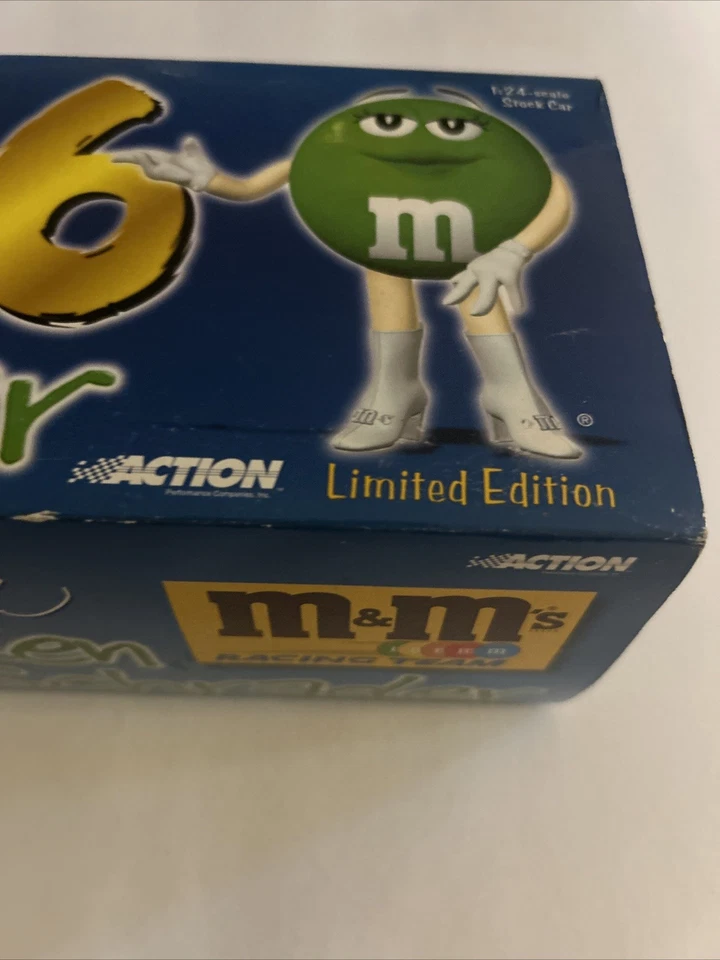 1/24 Action #36 Ken Schrader M&M  Pontiac - Green diecast - Image 4 of 4