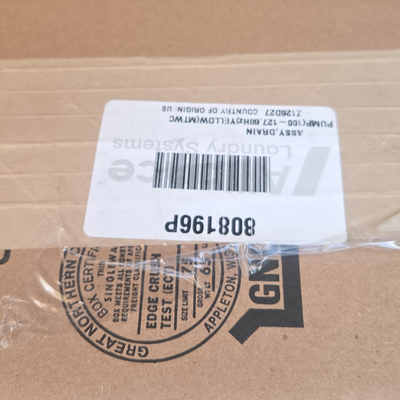 #ad Alliance Laundry Systems 808196P Washer Drain Pump Assembly Electric Part $120.00