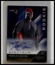 2011 Panini Absolute #186 Marcus Cannon Spectrum Gold Autographs #/299