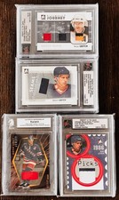 All 4 Brian Leetch Game Used Worn Jersey Patch Ultimate Bruins Rangers Relics 🚨
