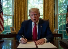 Donald  Trump Oval Office AI Generated Photo MAGA White House, USA 8X10 Print